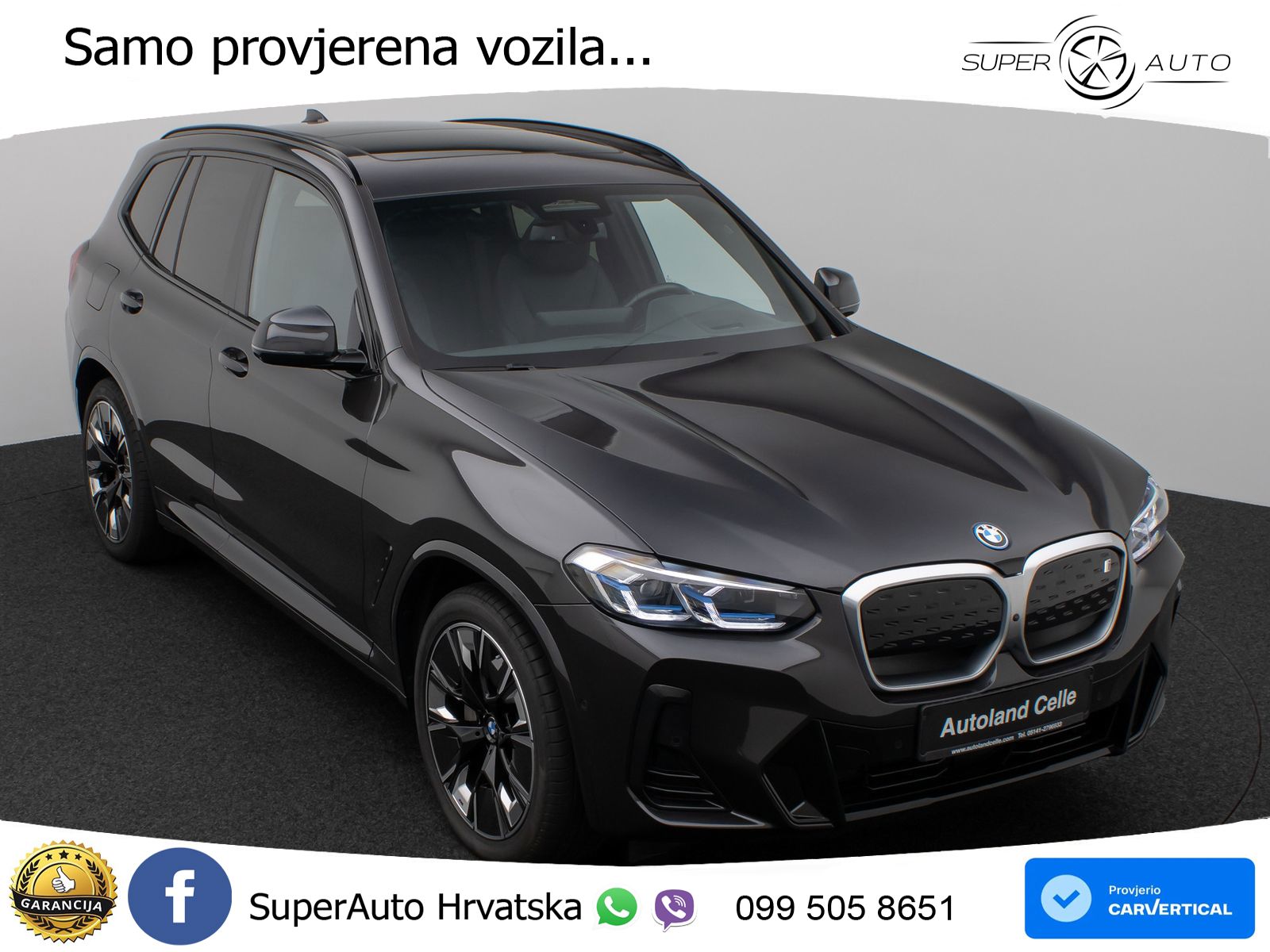 BMW iX3 80 kWh (286 KS) M Sport LED+GR SJED+ACC