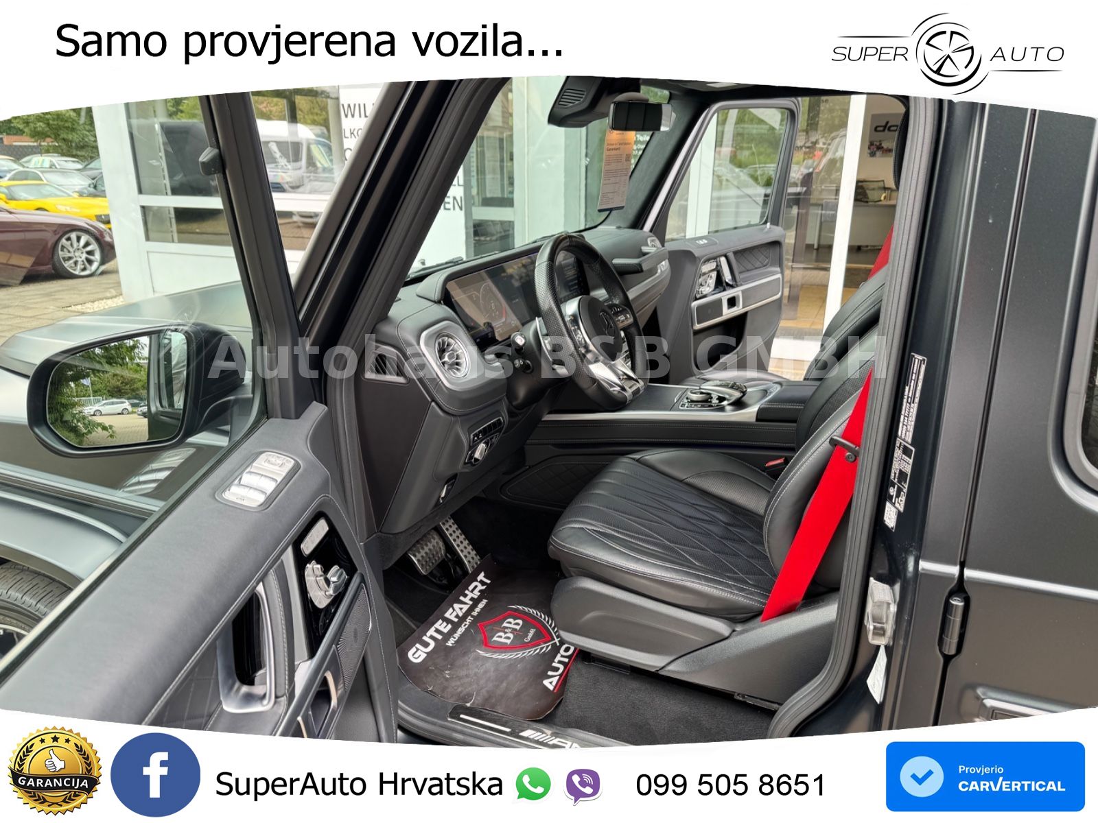 Mercedes AMG G 63 Long V8 (585 KS) 4MATIC 9G-TRONIC AMG SPEEDSHIFT PLUS ZRAČNI+ACC+4xGR SJED+360