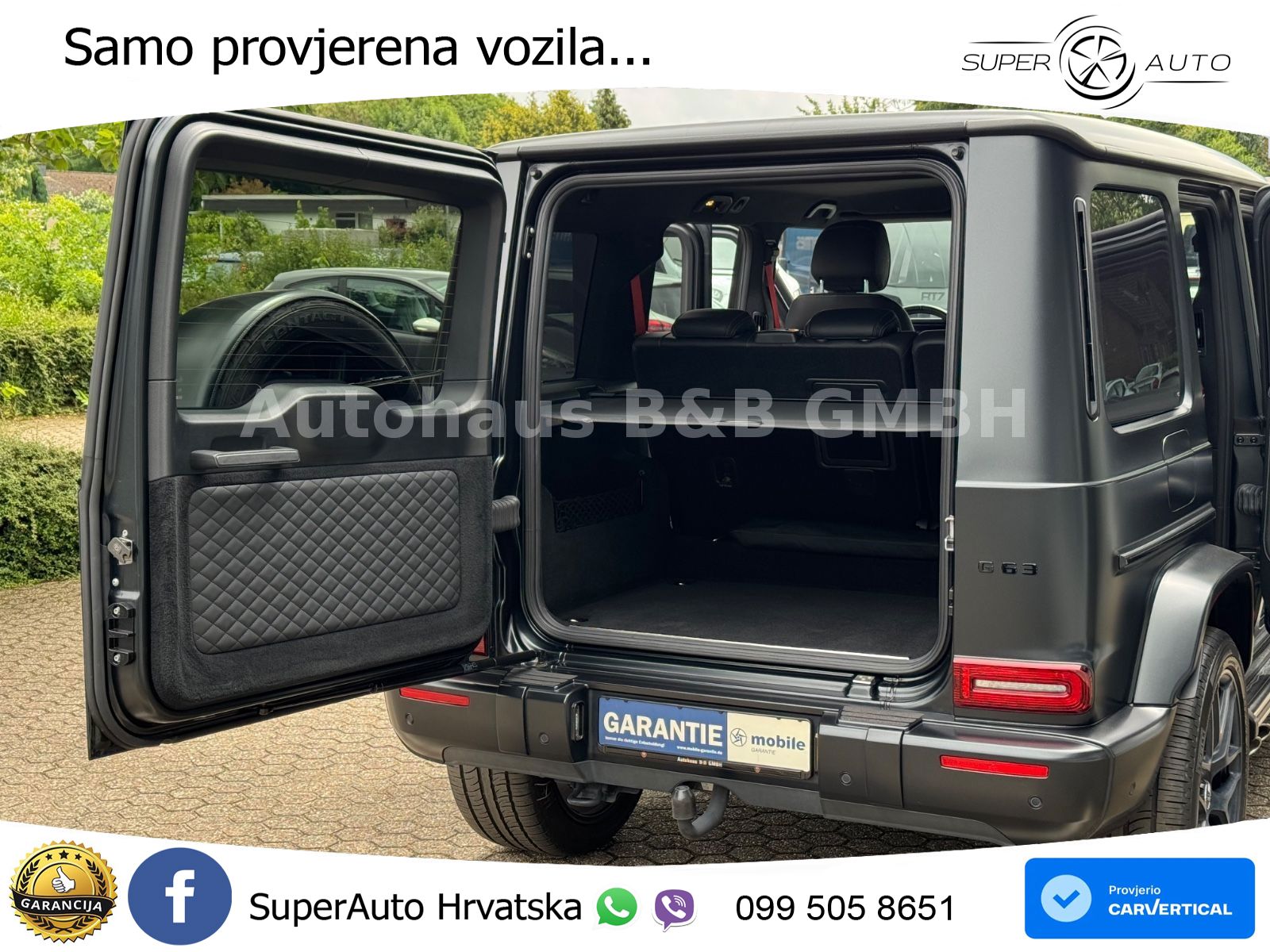 Mercedes AMG G 63 Long V8 (585 KS) 4MATIC 9G-TRONIC AMG SPEEDSHIFT PLUS ZRAČNI+ACC+4xGR SJED+360