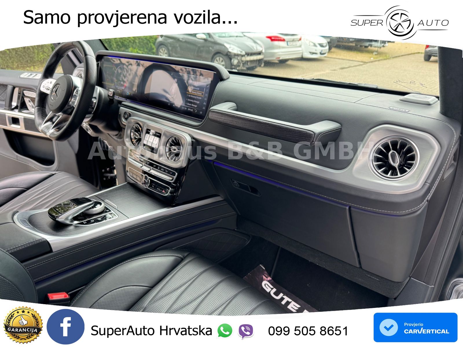 Mercedes AMG G 63 Long V8 (585 KS) 4MATIC 9G-TRONIC AMG SPEEDSHIFT PLUS ZRAČNI+ACC+4xGR SJED+360