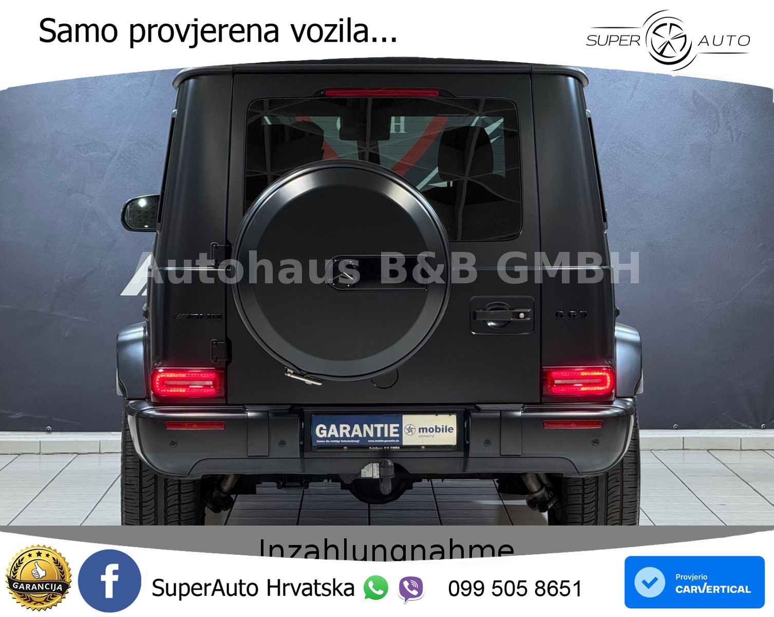 Mercedes AMG G 63 Long V8 (585 KS) 4MATIC 9G-TRONIC AMG SPEEDSHIFT PLUS ZRAČNI+ACC+4xGR SJED+360