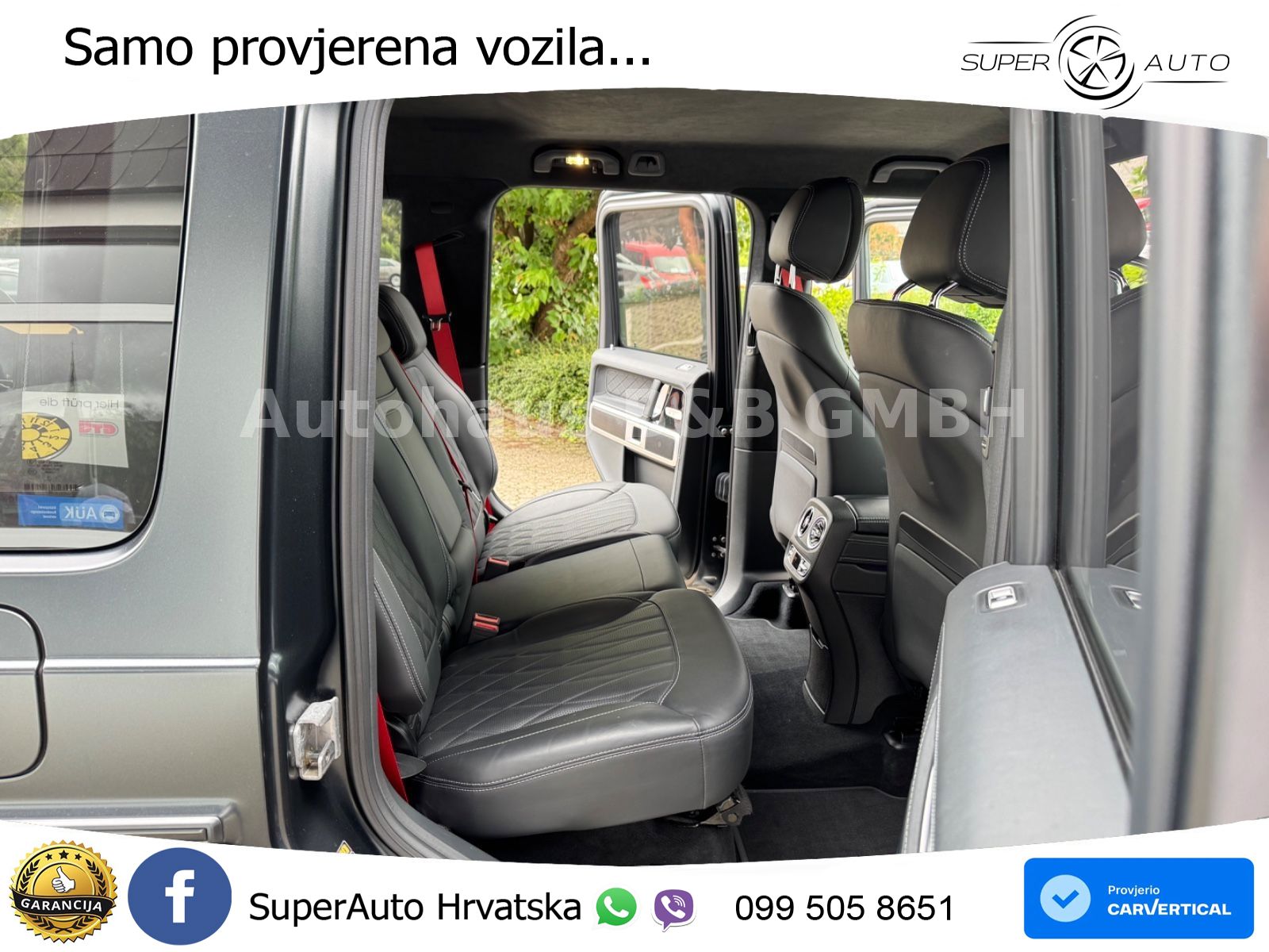 Mercedes AMG G 63 Long V8 (585 KS) 4MATIC 9G-TRONIC AMG SPEEDSHIFT PLUS ZRAČNI+ACC+4xGR SJED+360