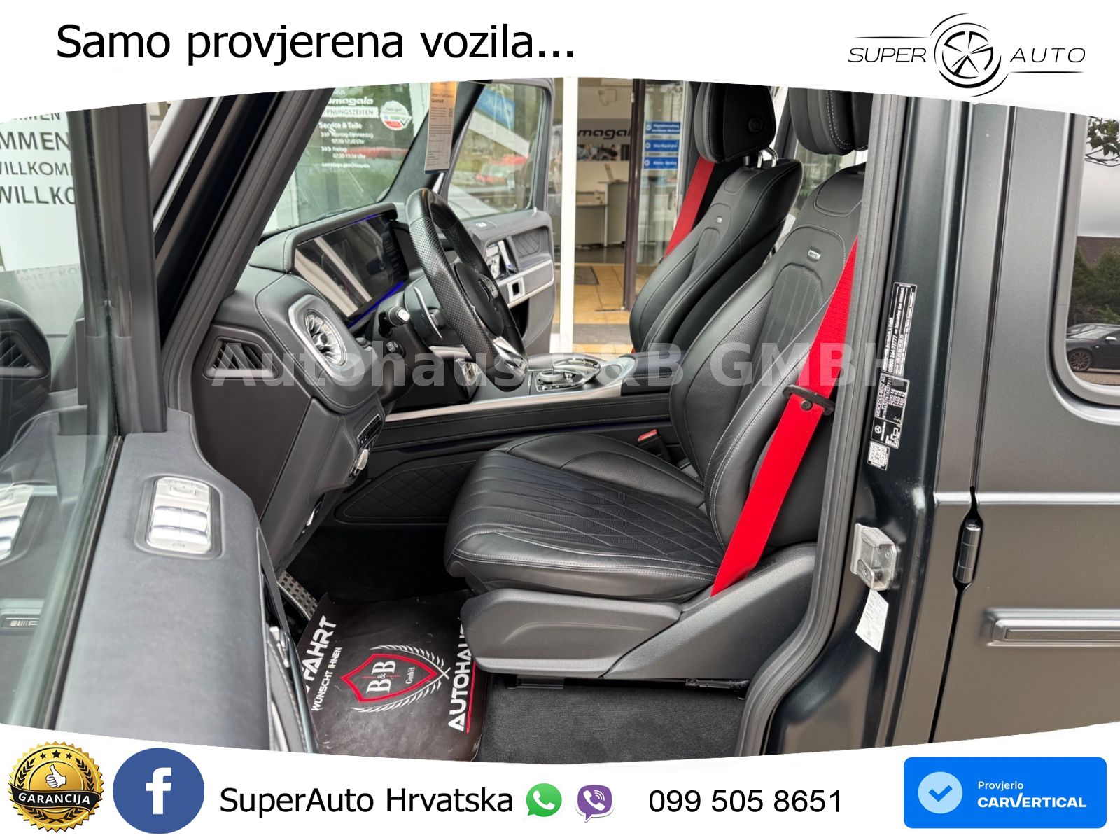 Mercedes AMG G 63 Long V8 (585 KS) 4MATIC 9G-TRONIC AMG SPEEDSHIFT PLUS ZRAČNI+ACC+4xGR SJED+360