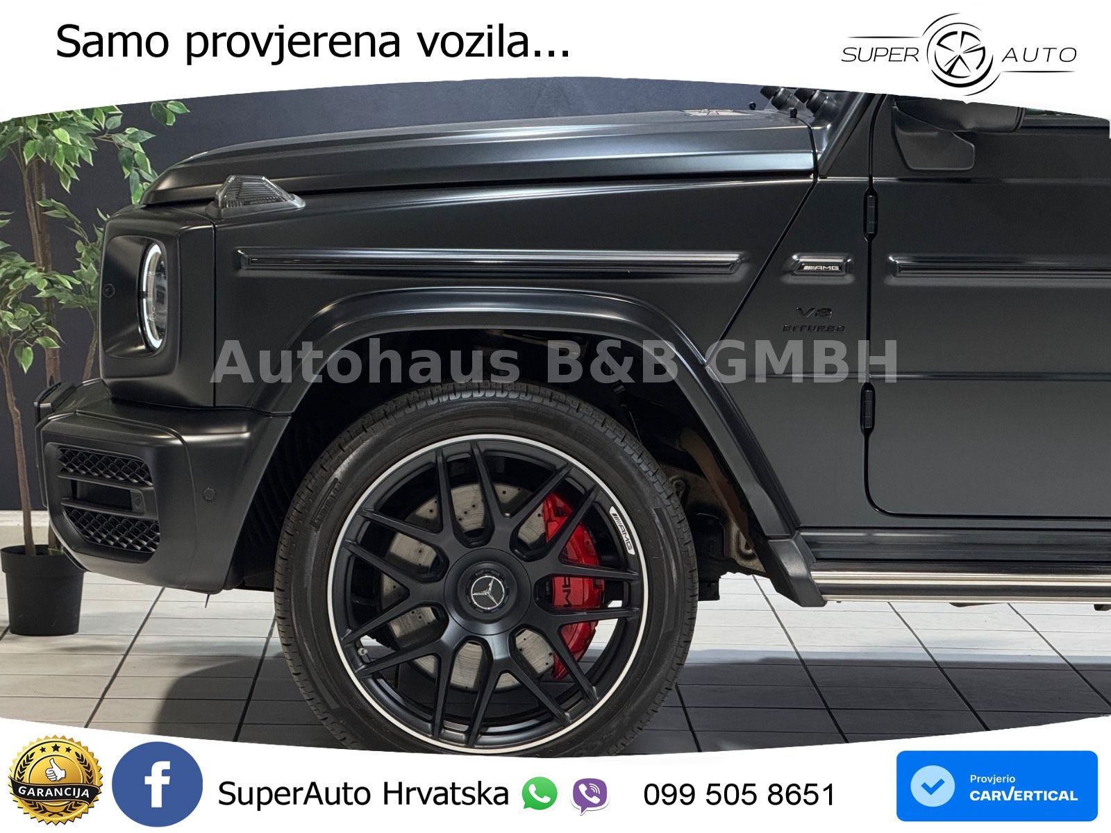 Mercedes AMG G 63 Long V8 (585 KS) 4MATIC 9G-TRONIC AMG SPEEDSHIFT PLUS ZRAČNI+ACC+4xGR SJED+360