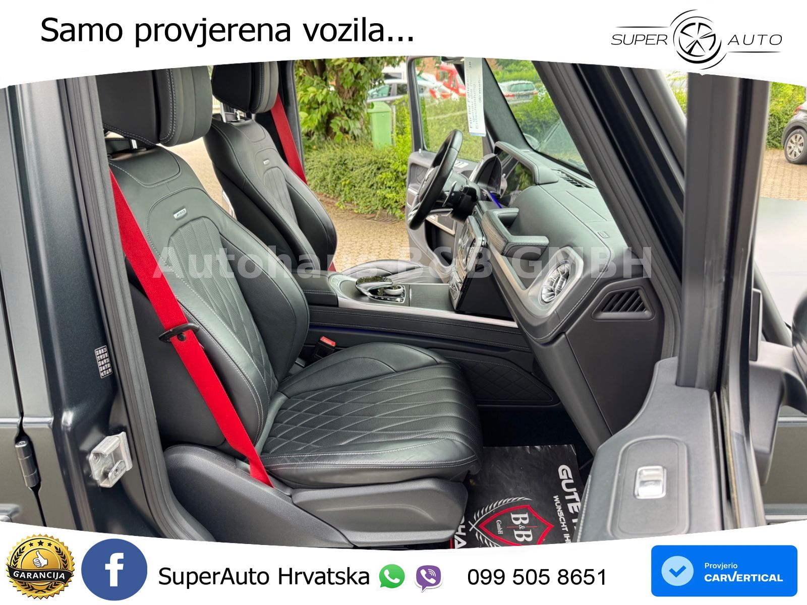 Mercedes AMG G 63 Long V8 (585 KS) 4MATIC 9G-TRONIC AMG SPEEDSHIFT PLUS ZRAČNI+ACC+4xGR SJED+360
