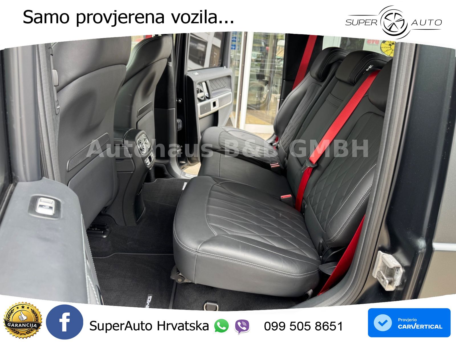 Mercedes AMG G 63 Long V8 (585 KS) 4MATIC 9G-TRONIC AMG SPEEDSHIFT PLUS ZRAČNI+ACC+4xGR SJED+360