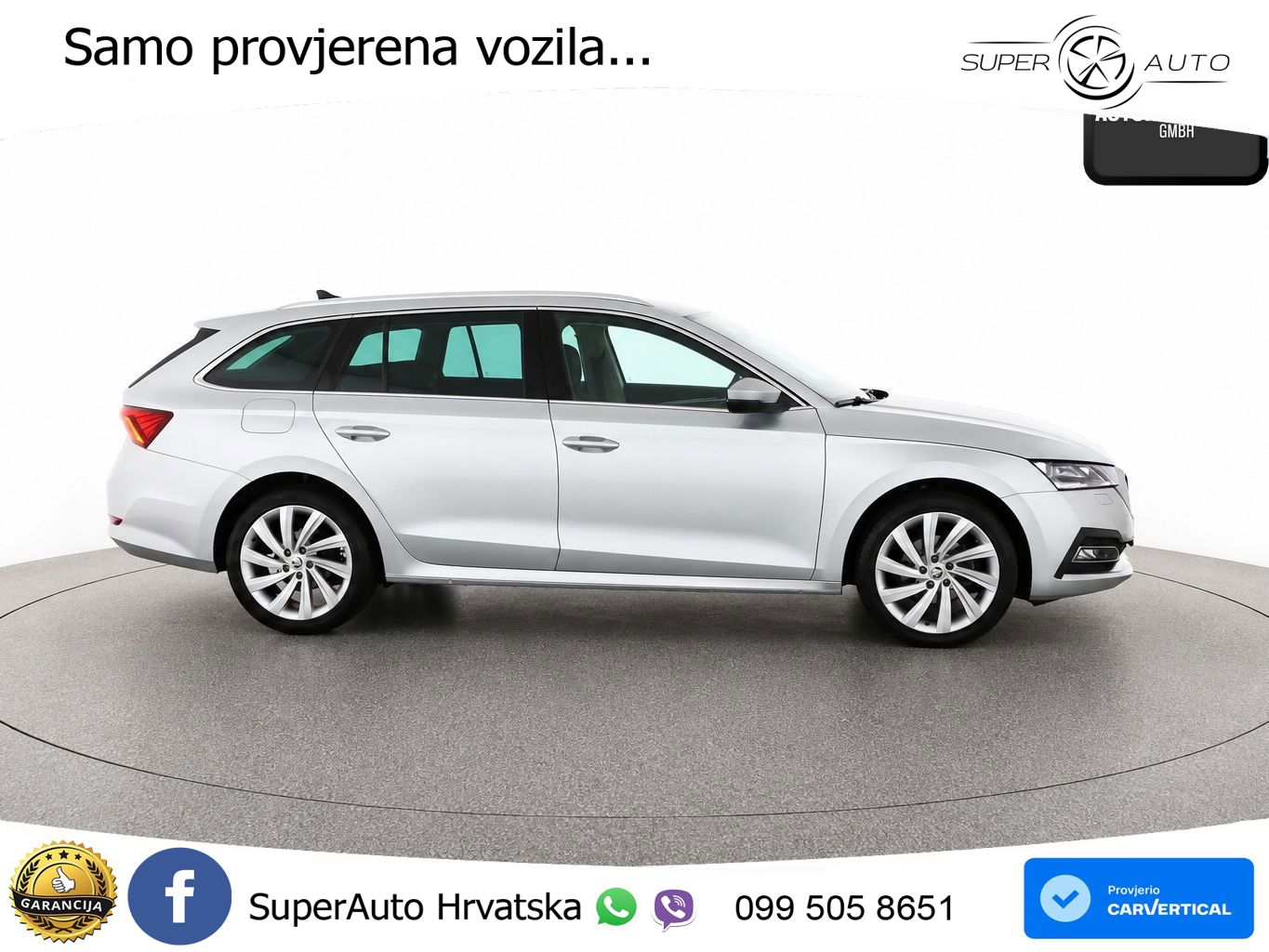 Škoda Octavia Combi 2.0 TDI (150 KS) DSG LED+GR SJED+ACC
