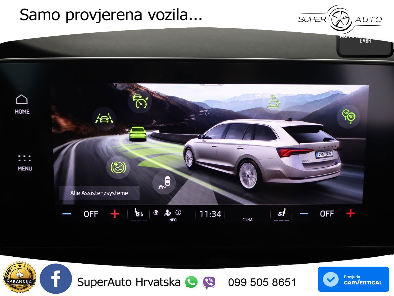 Škoda Octavia Combi 2.0 TDI (150 KS) DSG LED+GR SJED+ACC