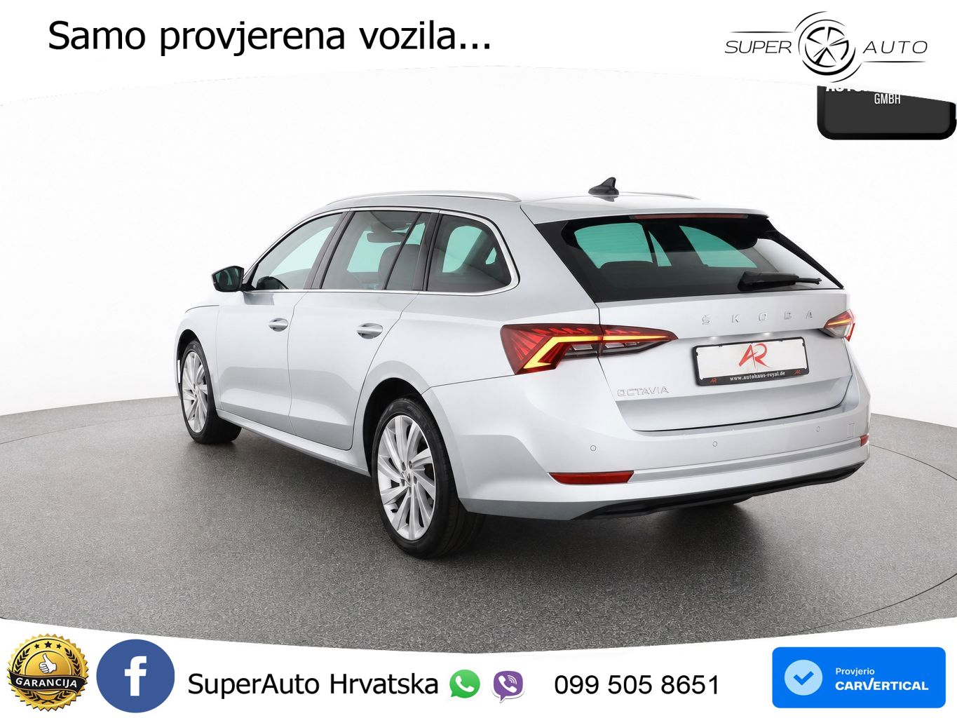 Škoda Octavia Combi 2.0 TDI (150 KS) DSG LED+GR SJED+ACC