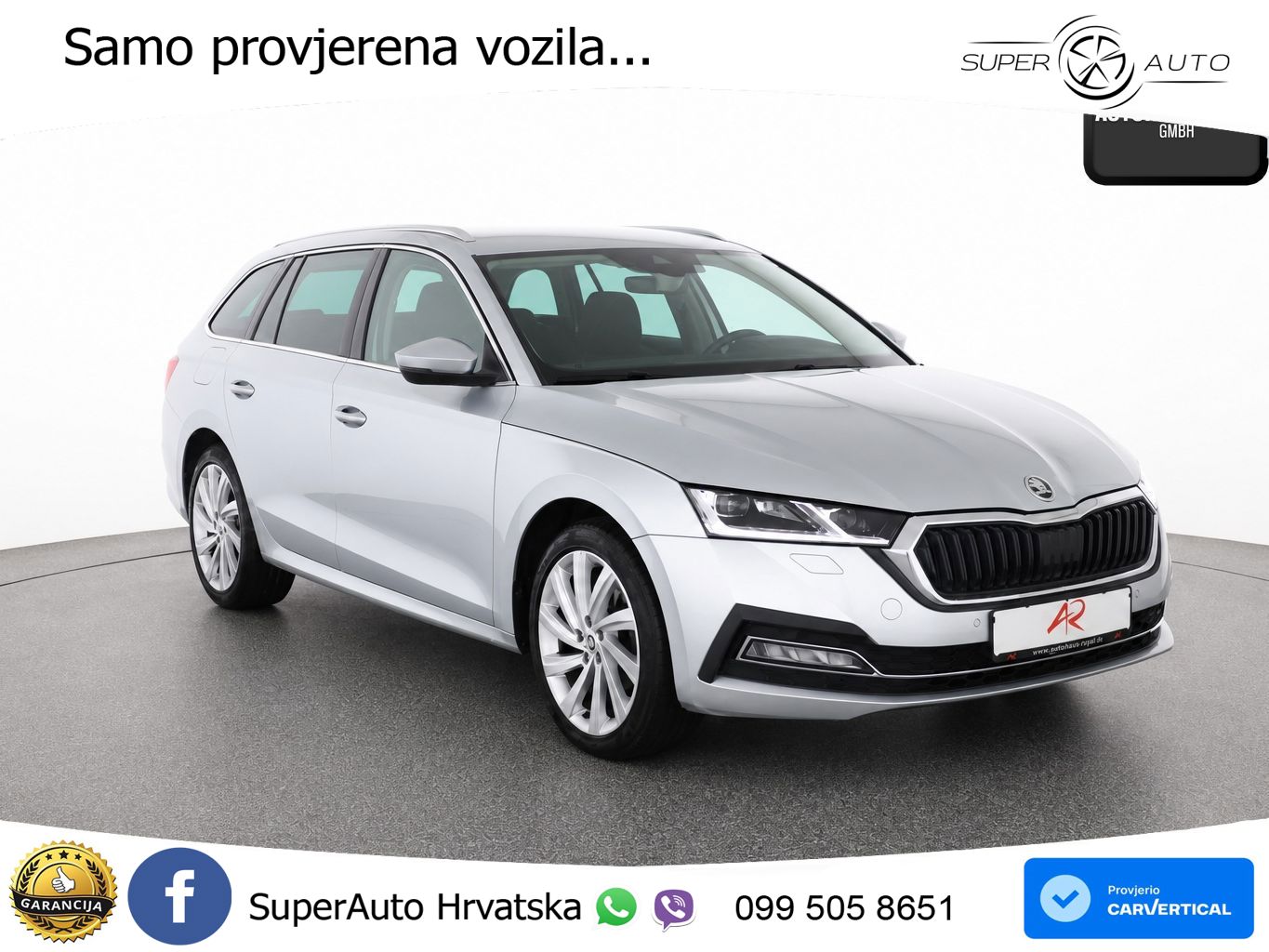 Škoda Octavia Combi 2.0 TDI (150 KS) DSG LED+GR SJED+ACC