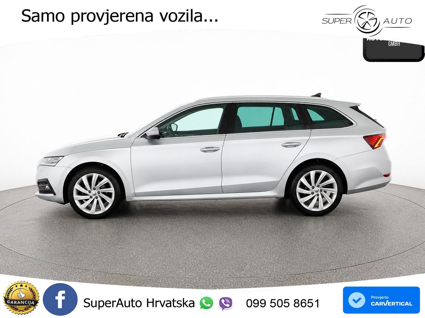 Škoda Octavia Combi 2.0 TDI (150 KS) DSG LED+GR SJED+ACC