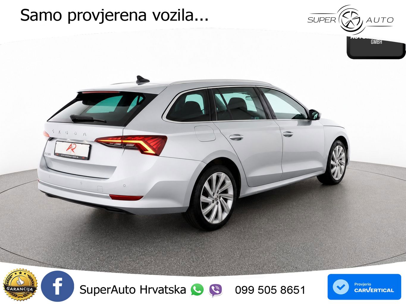 Škoda Octavia Combi 2.0 TDI (150 KS) DSG LED+GR SJED+ACC