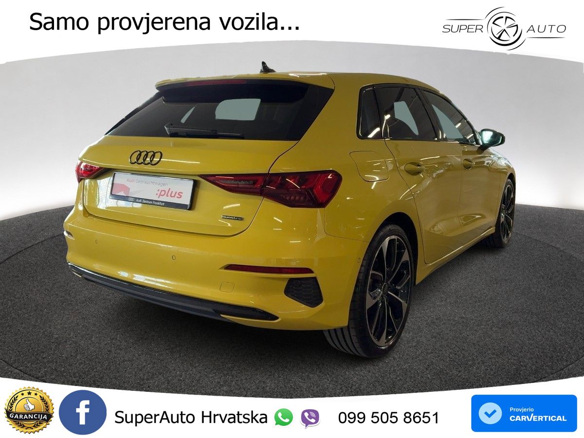 Audi A3 40 TFSI (190 KS) quattro S tronic