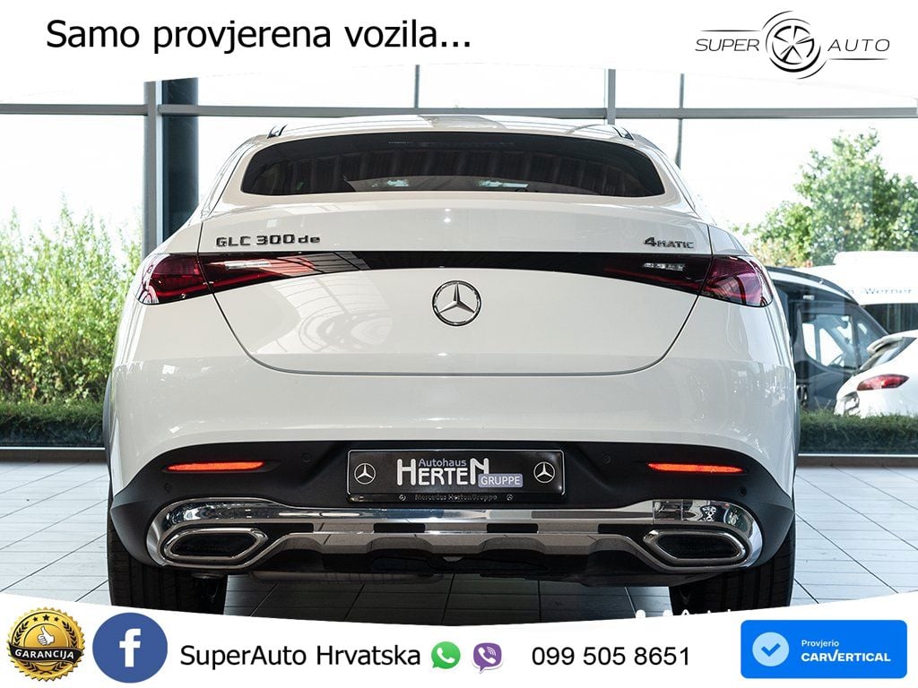 Mercedes GLC Coupe 300de (333 KS) 4MATIC 9G-TRONIC Avantgarde ACC+HEAD+GR SJED+360+PANO