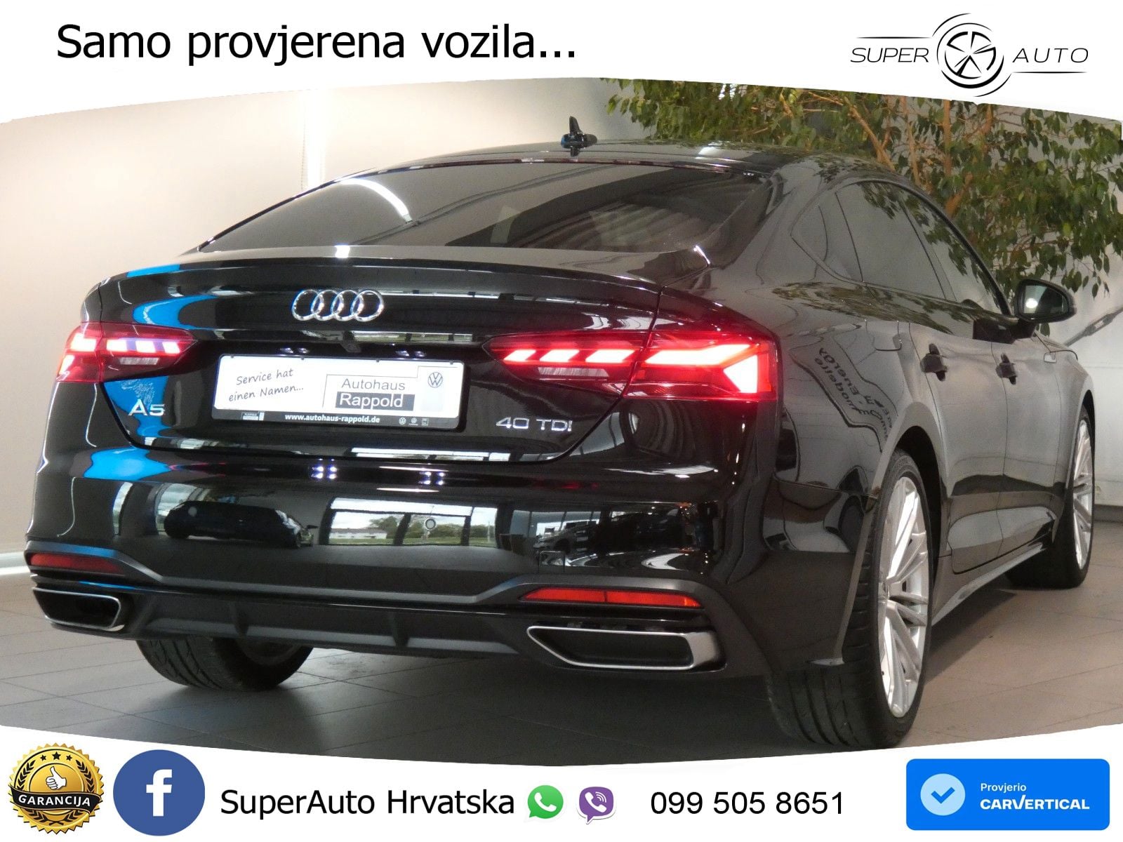 Audi A5 Sportback 40 TDI (204 KS) S tronic advanced