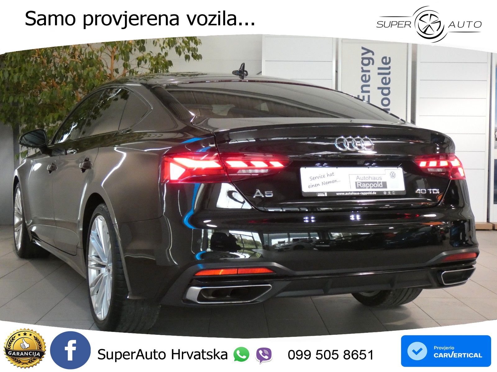 Audi A5 Sportback 40 TDI (204 KS) S tronic advanced