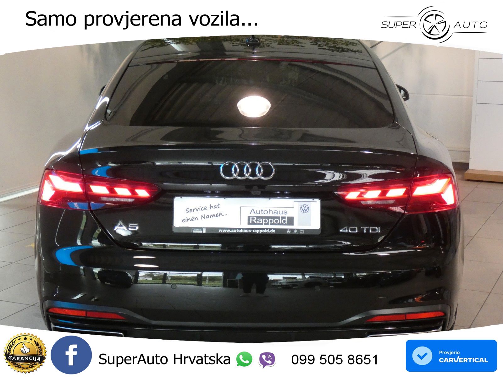 Audi A5 Sportback 40 TDI (204 KS) S tronic advanced