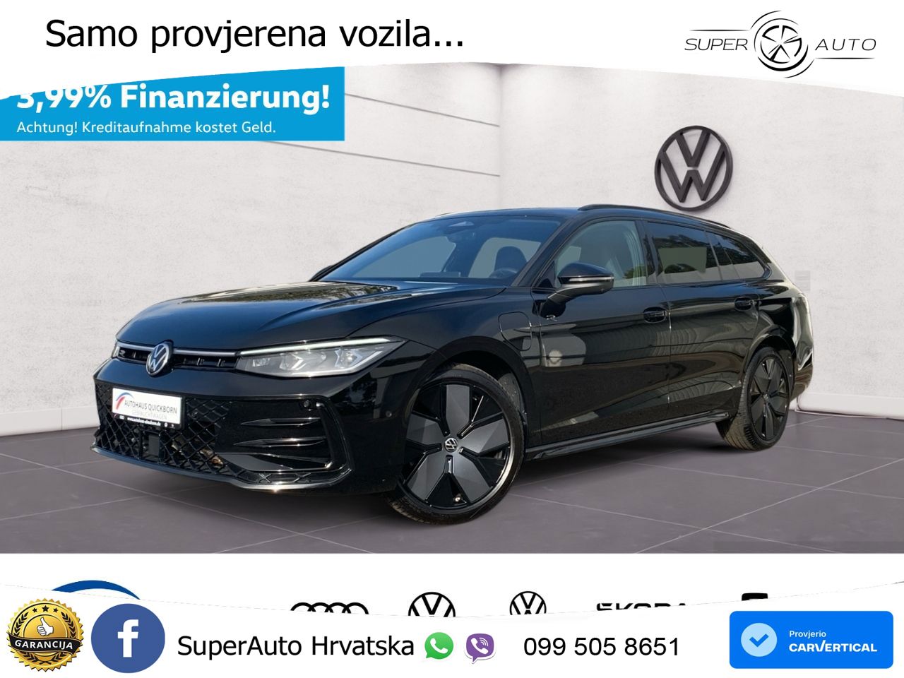 Volkswagen Passat Variant 1.5 TSI (272 KS) eHybrid DSG R-Line LED+GR SJED+ACC