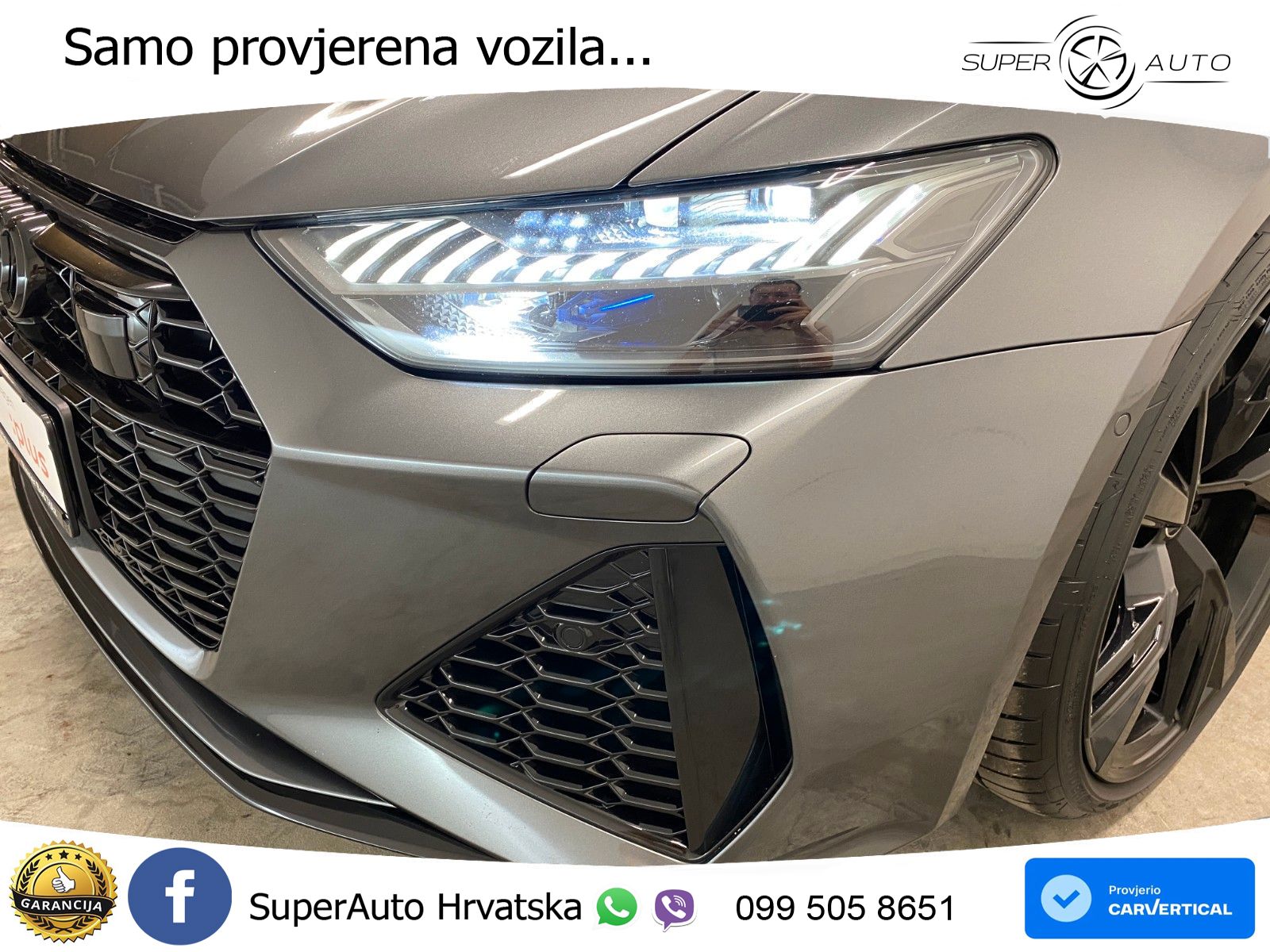 Audi RS6 Avant 4.0 TFSI V8 (600 KS) quattro Tiptronic LED+GR SJED+ACC