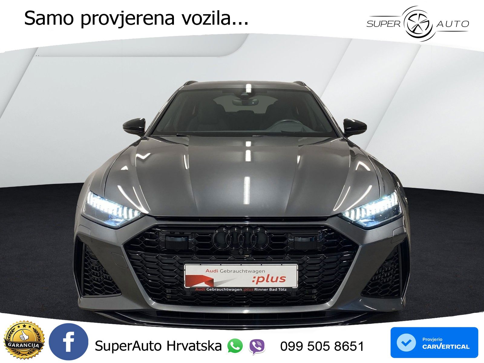 Audi RS6 Avant 4.0 TFSI V8 (600 KS) quattro Tiptronic LED+GR SJED+ACC
