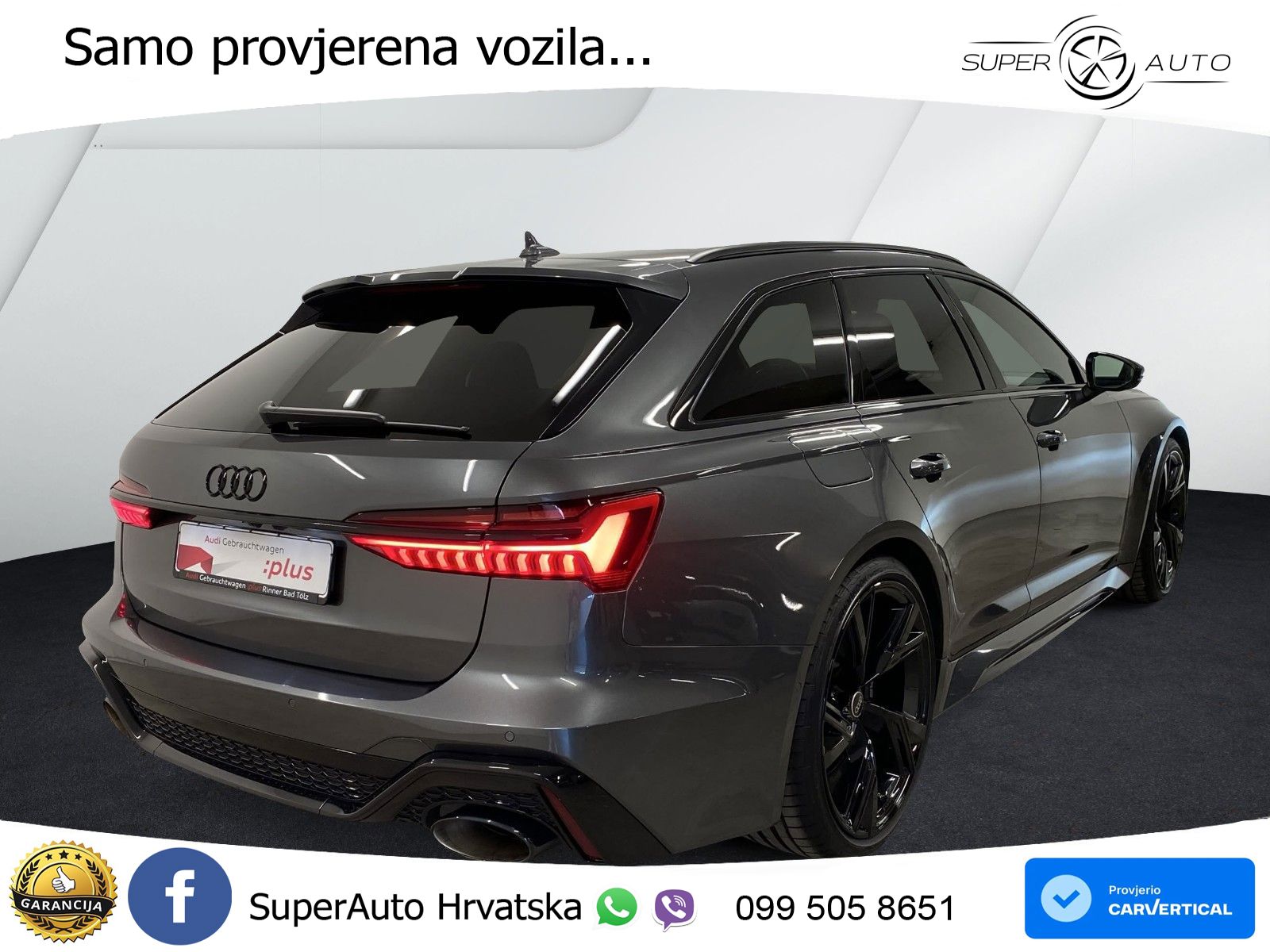 Audi RS6 Avant 4.0 TFSI V8 (600 KS) quattro Tiptronic LED+GR SJED+ACC
