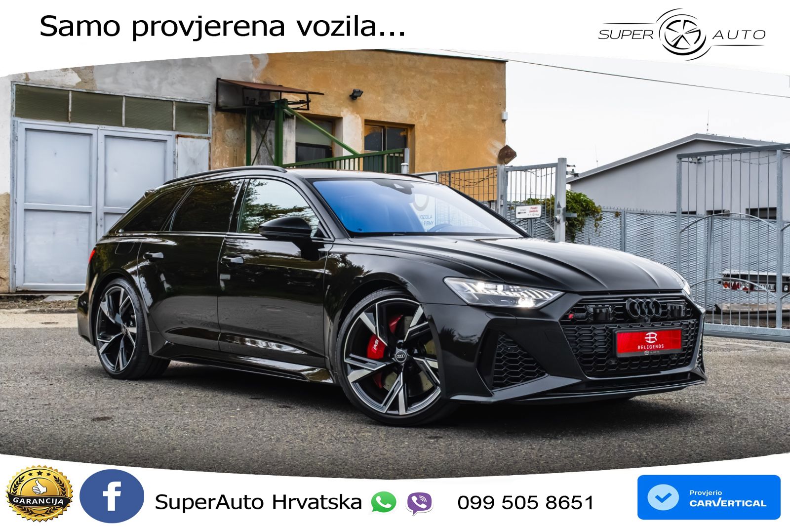 Audi RS6 Avant 4.0 TFSI V8 performance (630 KS)  quattro tiptronic LED+GR SJED+ACC