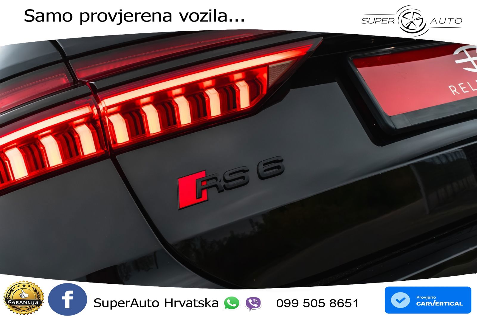 Audi RS6 Avant 4.0 TFSI V8 performance (630 KS)  quattro tiptronic LED+GR SJED+ACC
