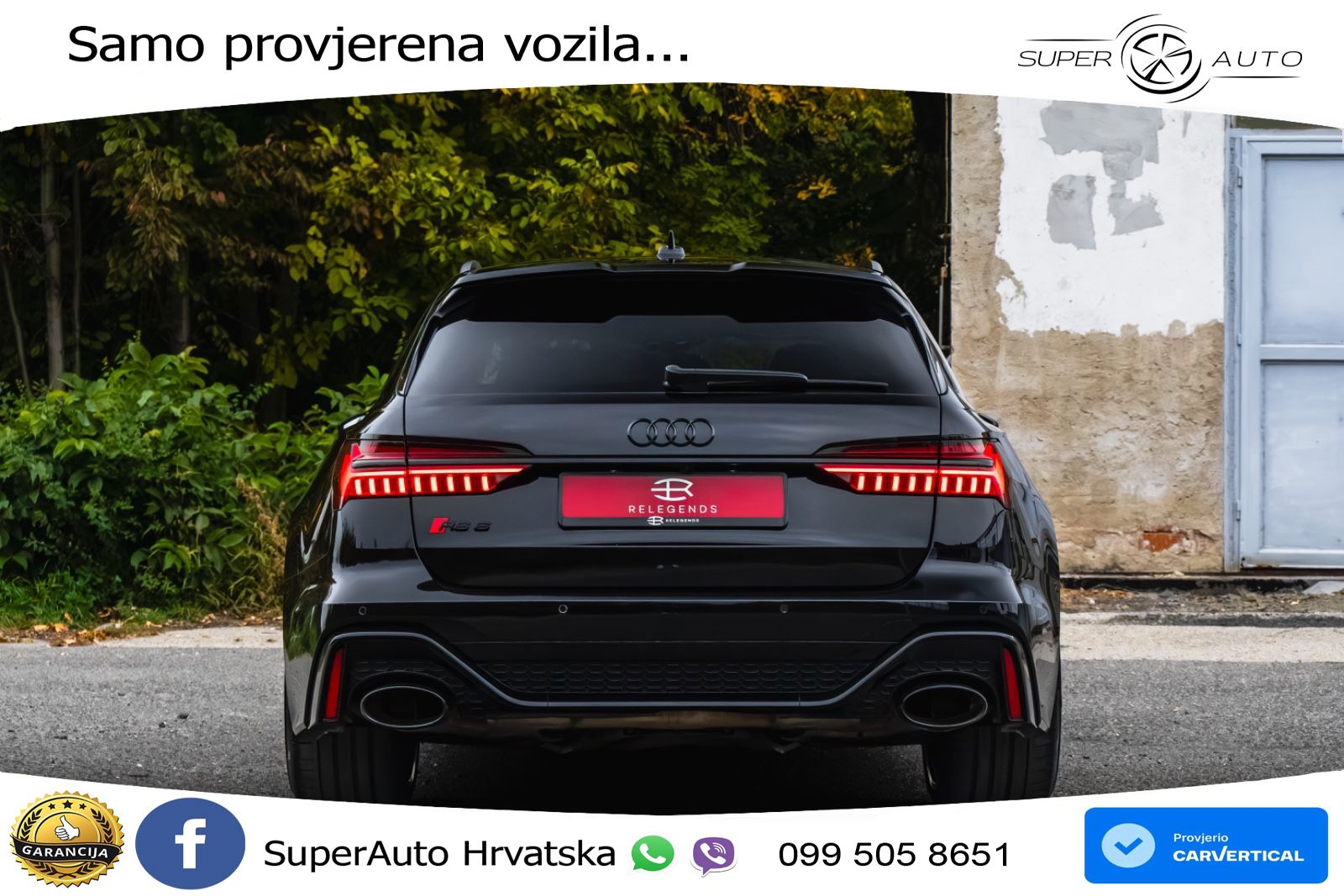 Audi RS6 Avant 4.0 TFSI V8 performance (630 KS)  quattro tiptronic LED+GR SJED+ACC