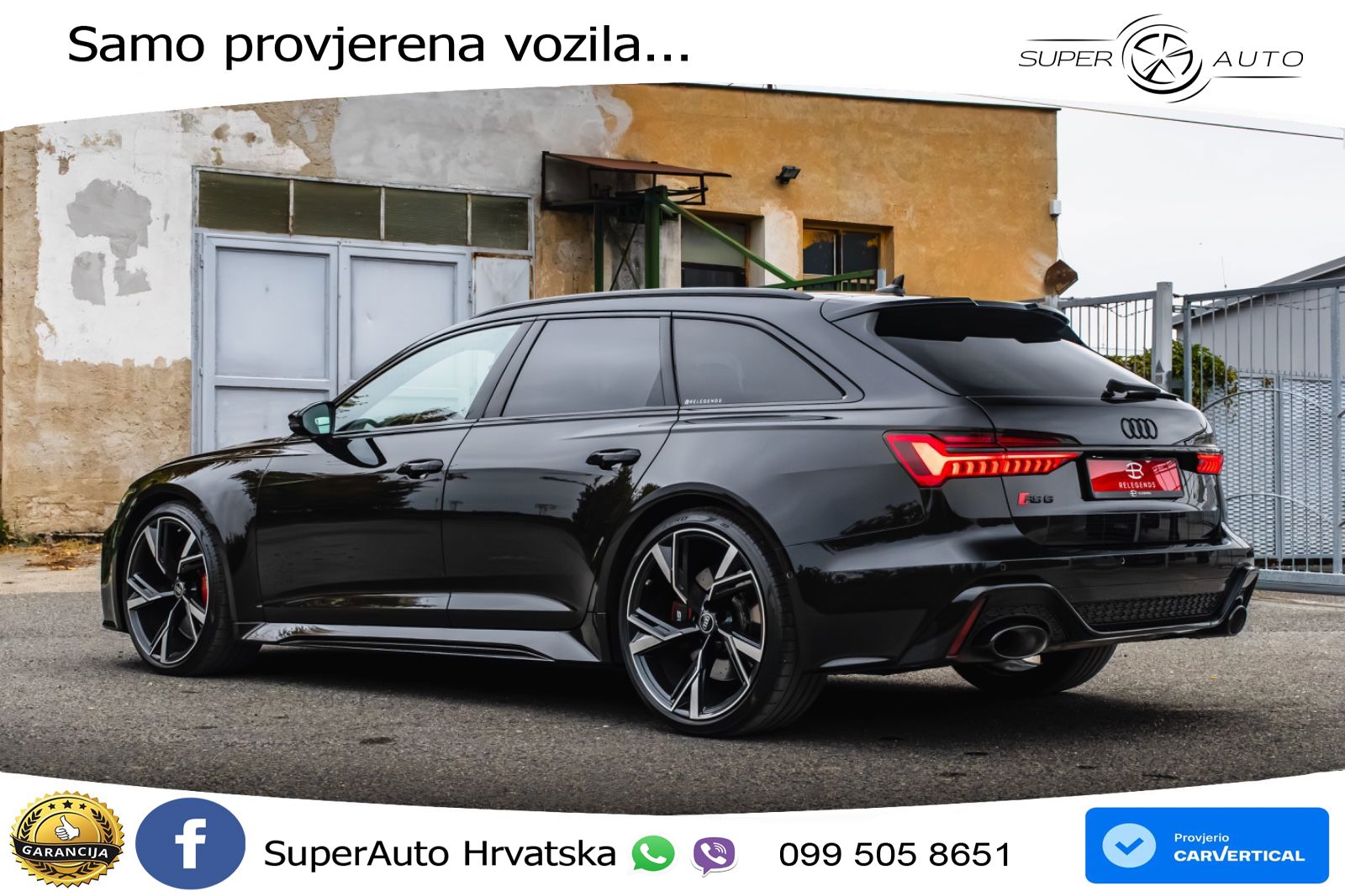 Audi RS6 Avant 4.0 TFSI V8 performance (630 KS)  quattro tiptronic LED+GR SJED+ACC