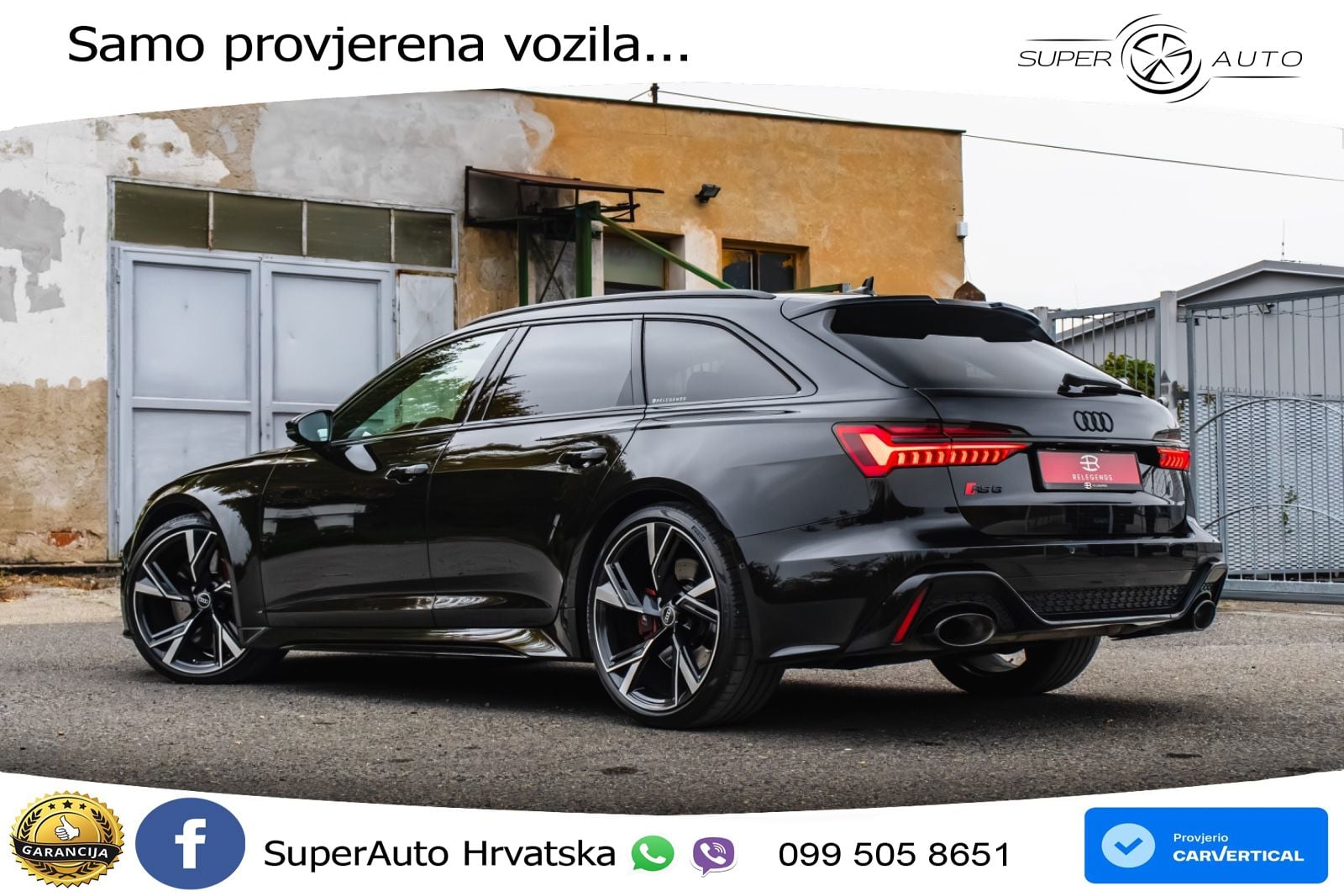 Audi RS6 Avant 4.0 TFSI V8 performance (630 KS)  quattro tiptronic LED+GR SJED+ACC