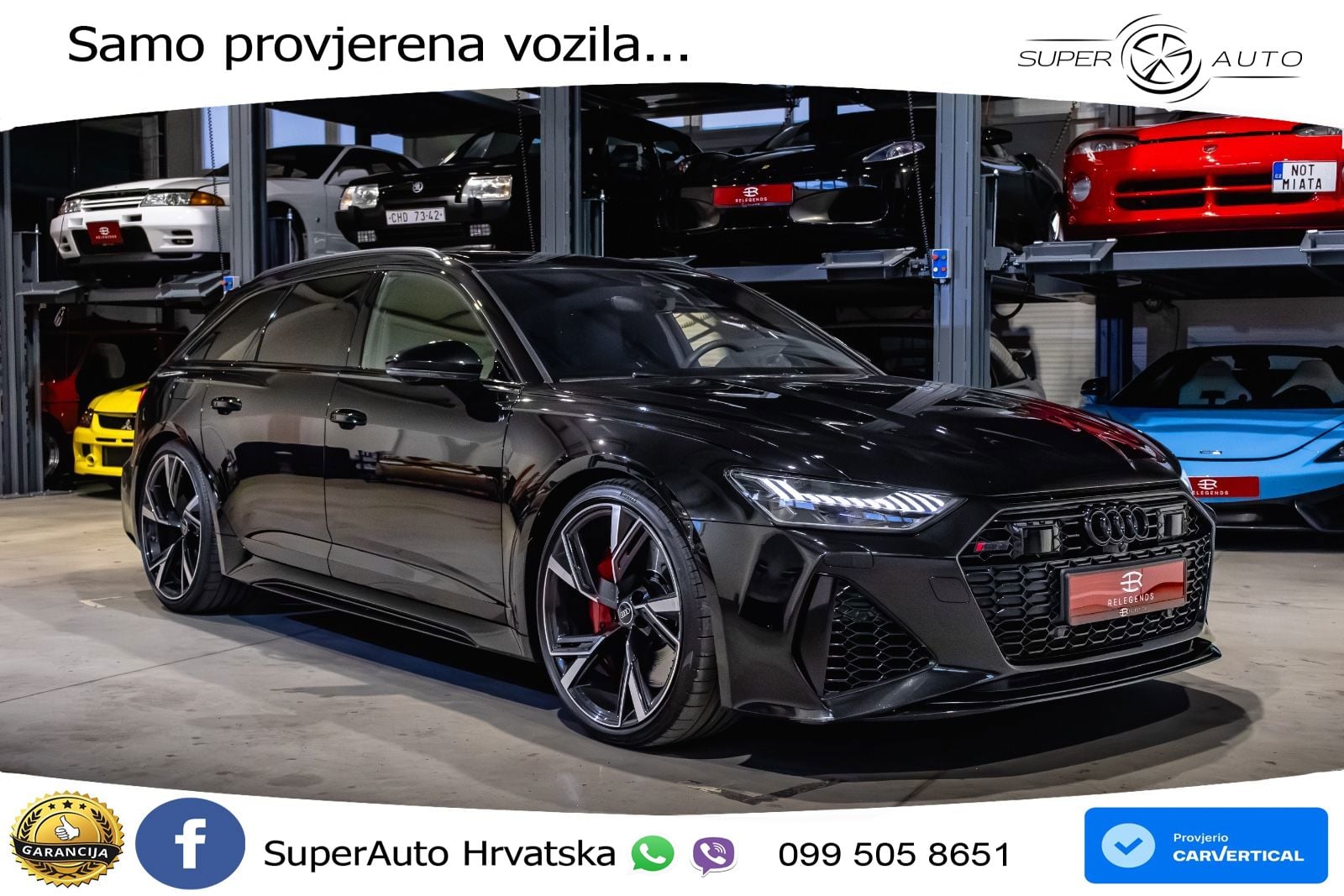 Audi RS6 Avant 4.0 TFSI V8 performance (630 KS)  quattro tiptronic LED+GR SJED+ACC