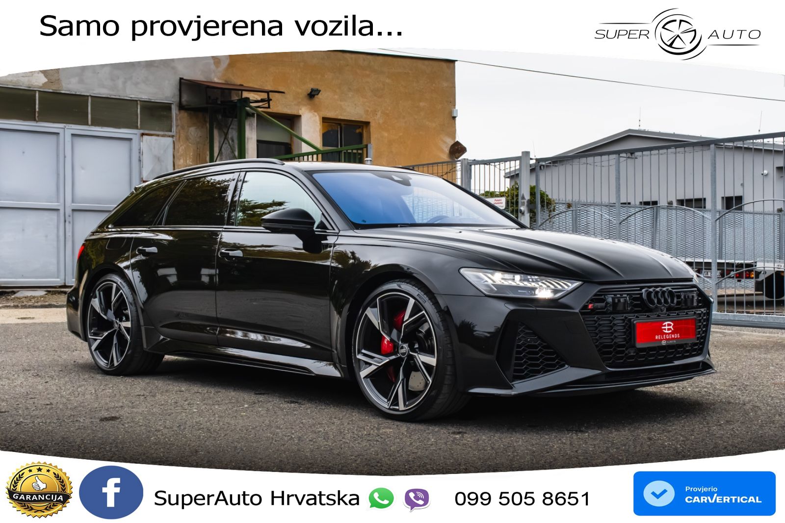 Audi RS6 Avant 4.0 TFSI V8 performance (630 KS)  quattro tiptronic LED+GR SJED+ACC