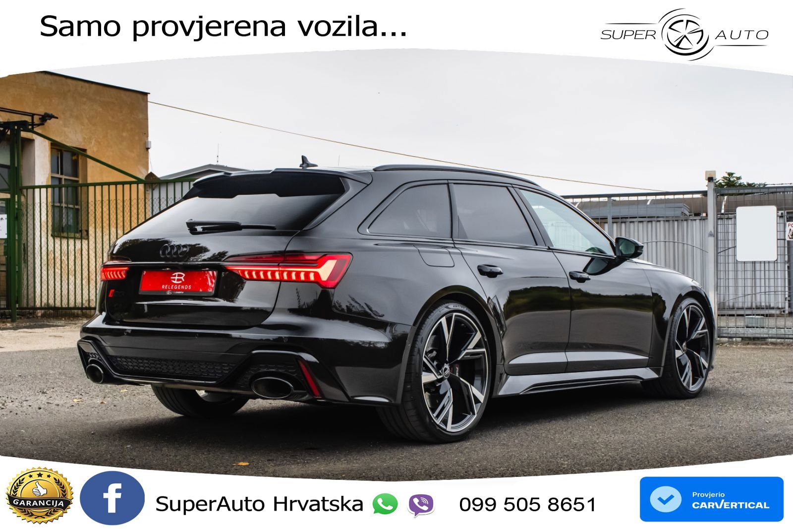 Audi RS6 Avant 4.0 TFSI V8 performance (630 KS)  quattro tiptronic LED+GR SJED+ACC