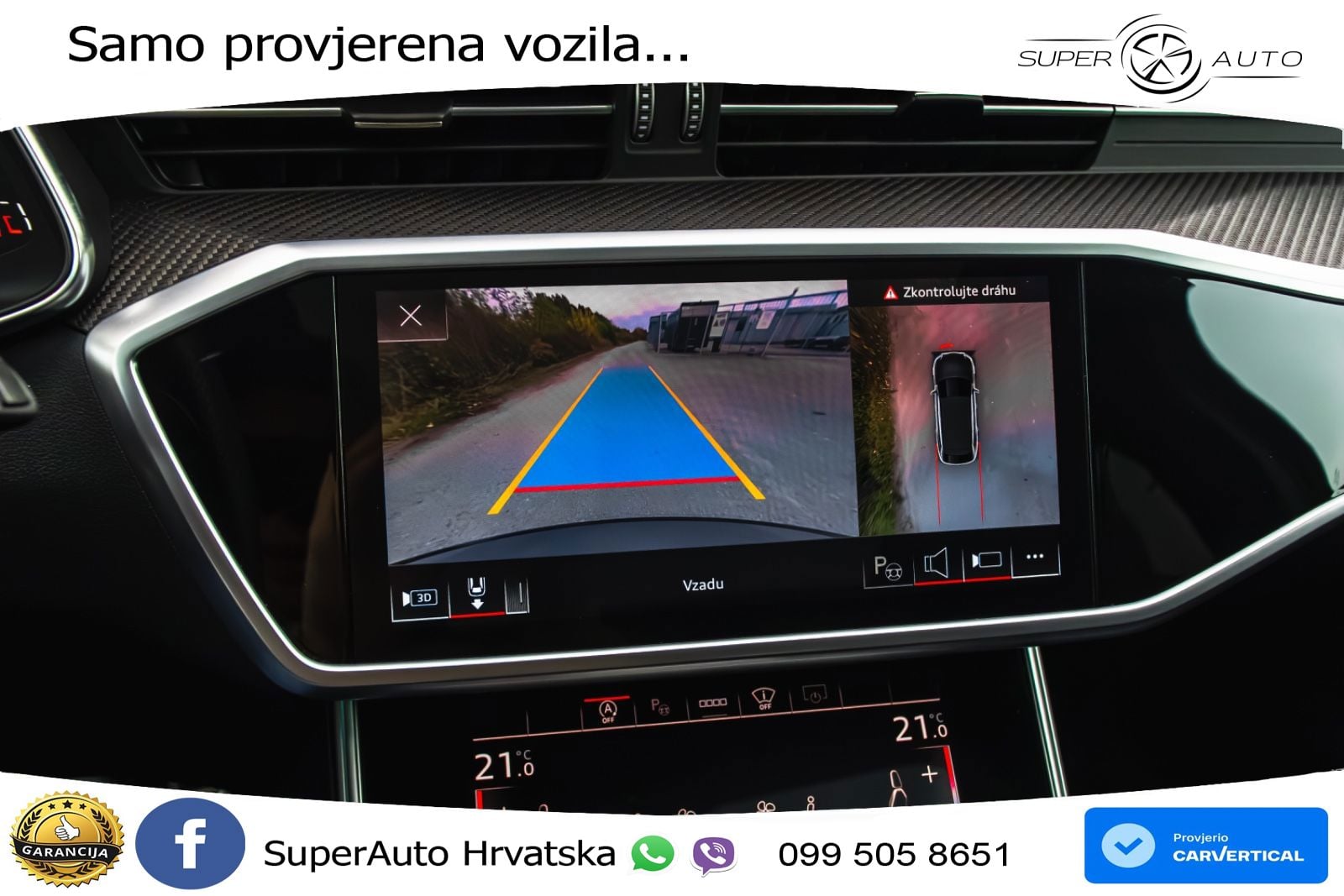 Audi RS6 Avant 4.0 TFSI V8 performance (630 KS)  quattro tiptronic LED+GR SJED+ACC