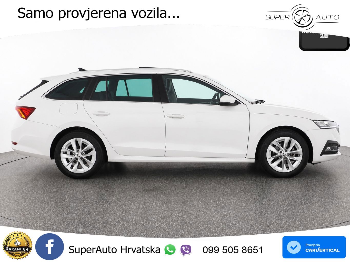Škoda Octavia Combi 2.0 TDI (150 KS) DSG LED+GR SJED+ACC
