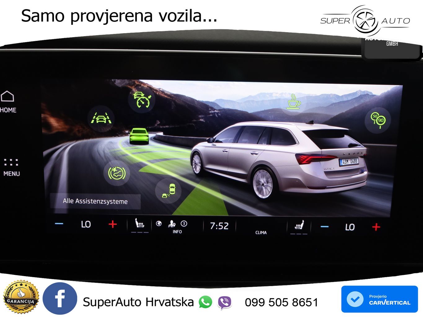 Škoda Octavia Combi 2.0 TDI (150 KS) DSG LED+GR SJED+ACC