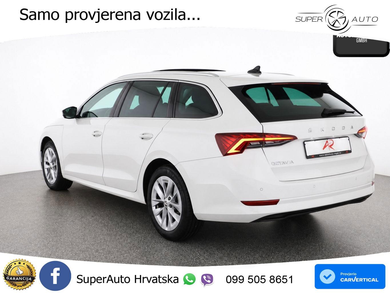 Škoda Octavia Combi 2.0 TDI (150 KS) DSG LED+GR SJED+ACC
