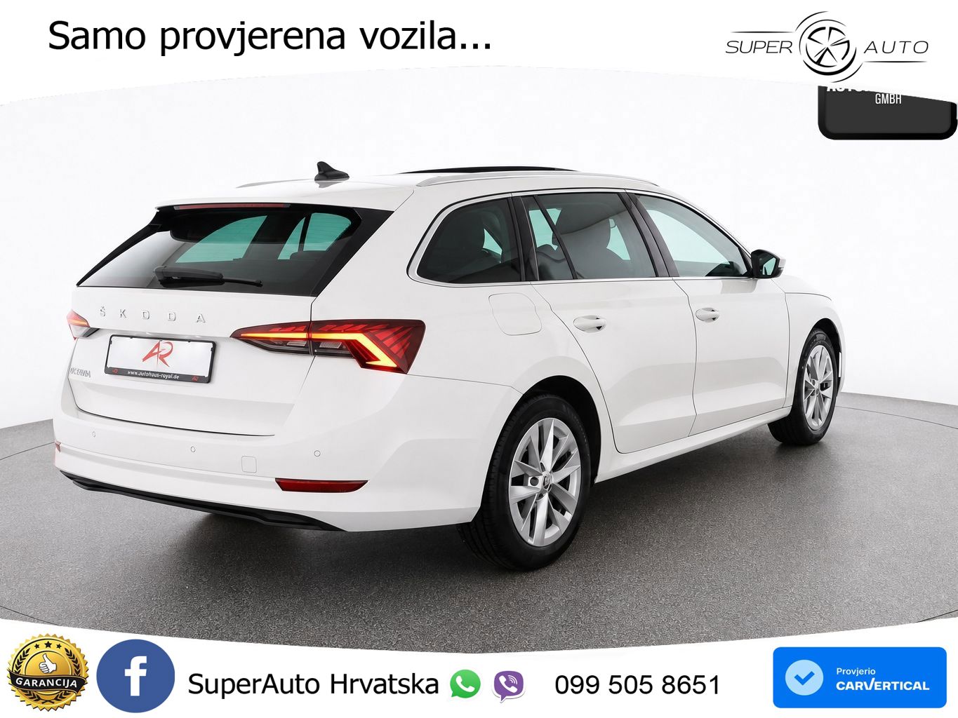 Škoda Octavia Combi 2.0 TDI (150 KS) DSG LED+GR SJED+ACC