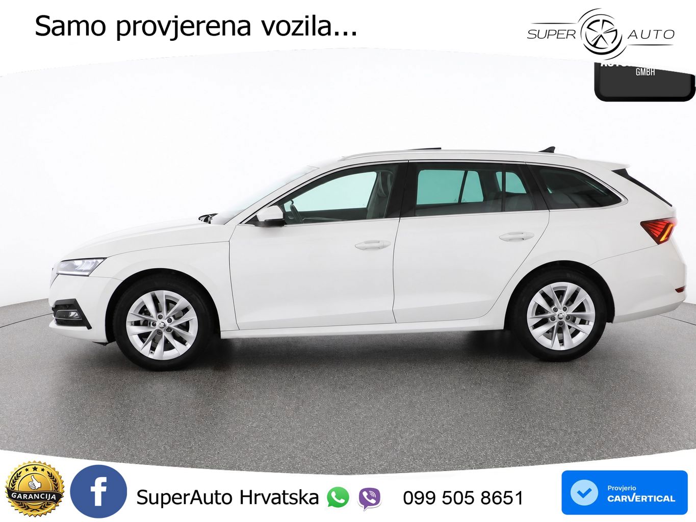 Škoda Octavia Combi 2.0 TDI (150 KS) DSG LED+GR SJED+ACC