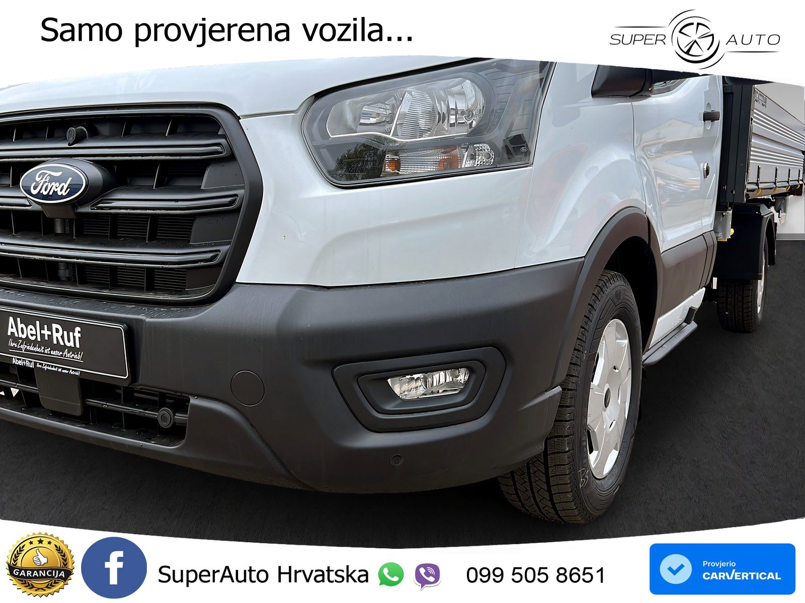 Ford Transit L2 3-SeiKipper TREND AHK, Allwetter, PDC 165 KS