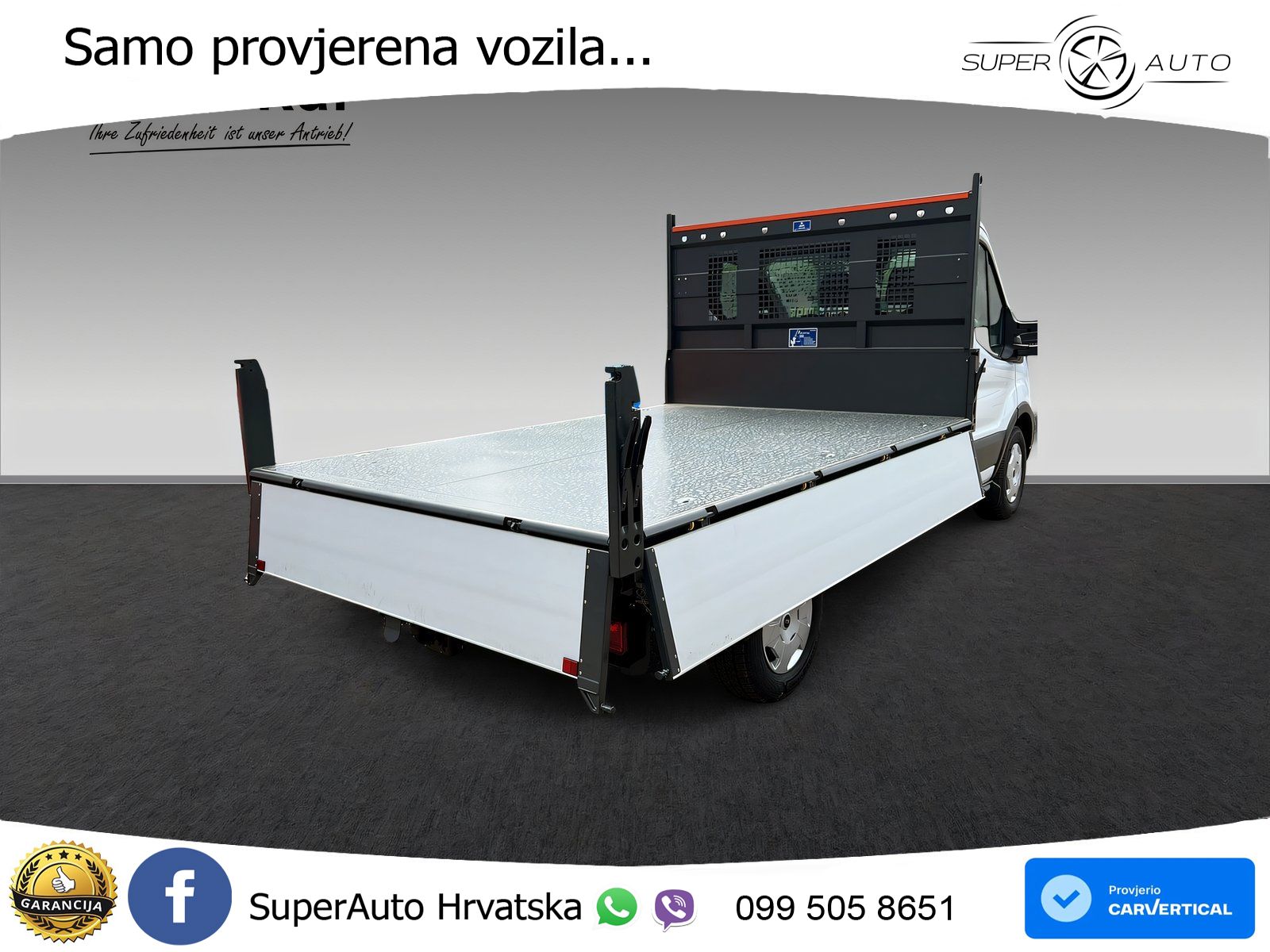 Ford Transit L2 3-SeiKipper TREND AHK, Allwetter, PDC 165 KS