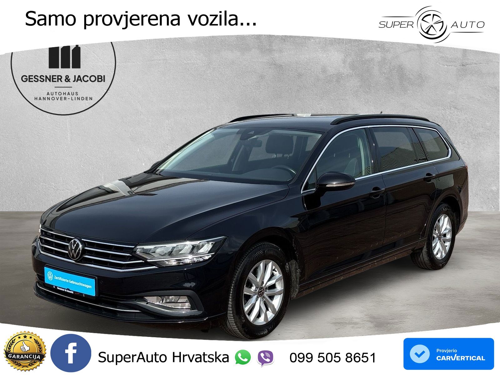 Volkswagen Passat Variant 2.0 TDI (150 KS) DSG Business LED+GR SJED+ACC