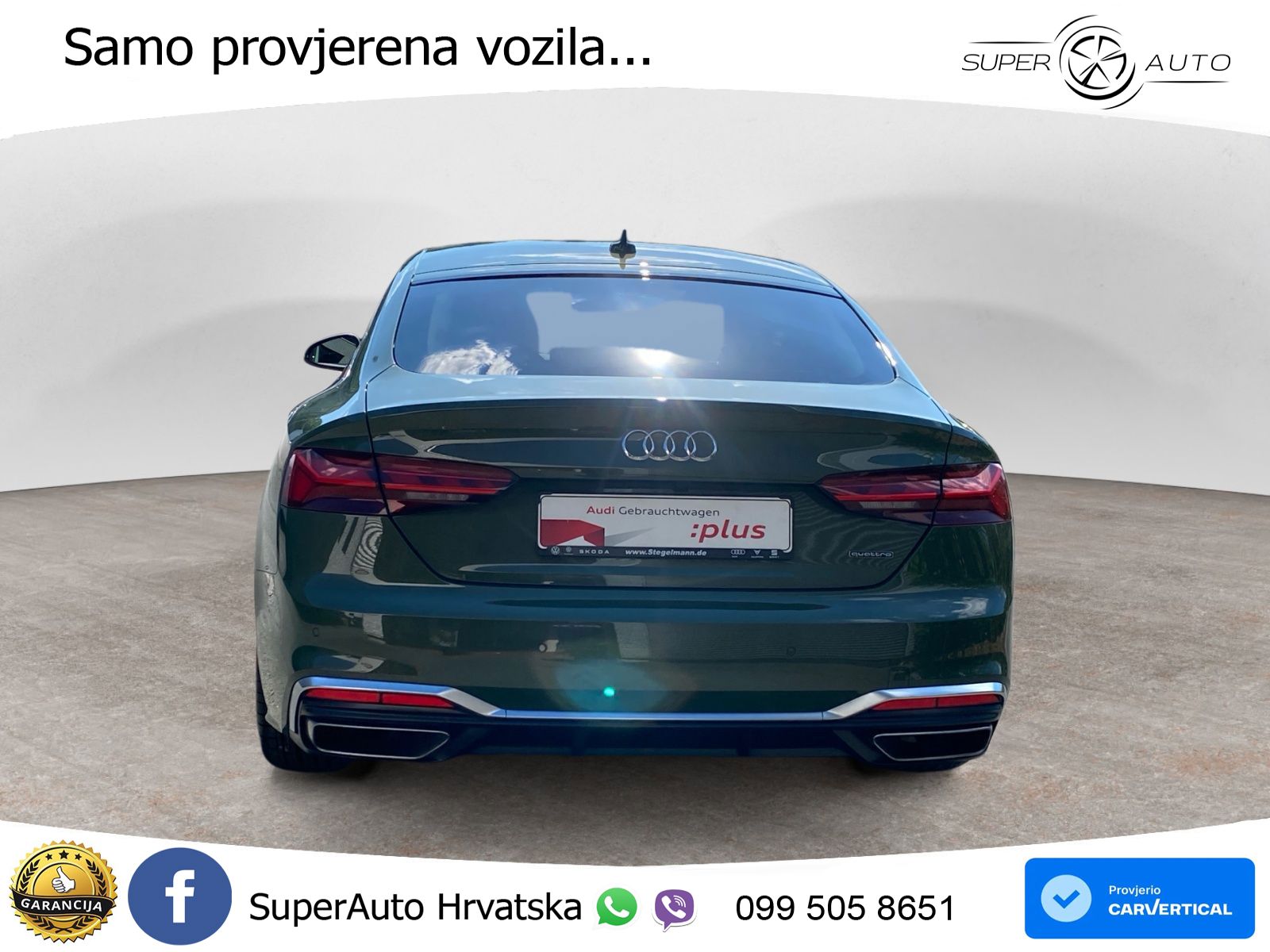 Audi A5 Sportback  40 TFSI (204 KS) quattro S tronic S line MATRIX+GR SJED+KAM