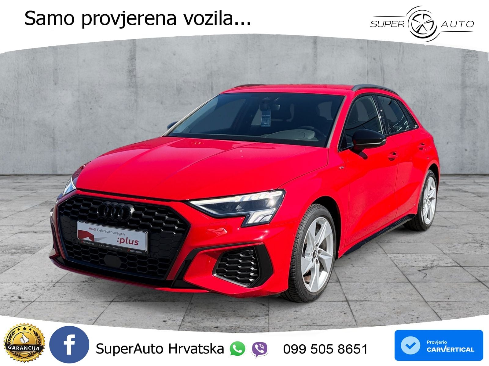 Audi A3 30 TDI (116 KS) S line