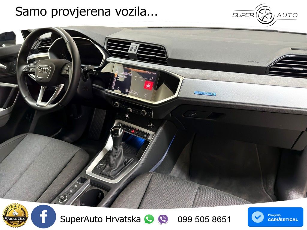 Audi Q3 40 TFSI (190 KS) quattro S tronic S line LED+GR SJED+ACC
