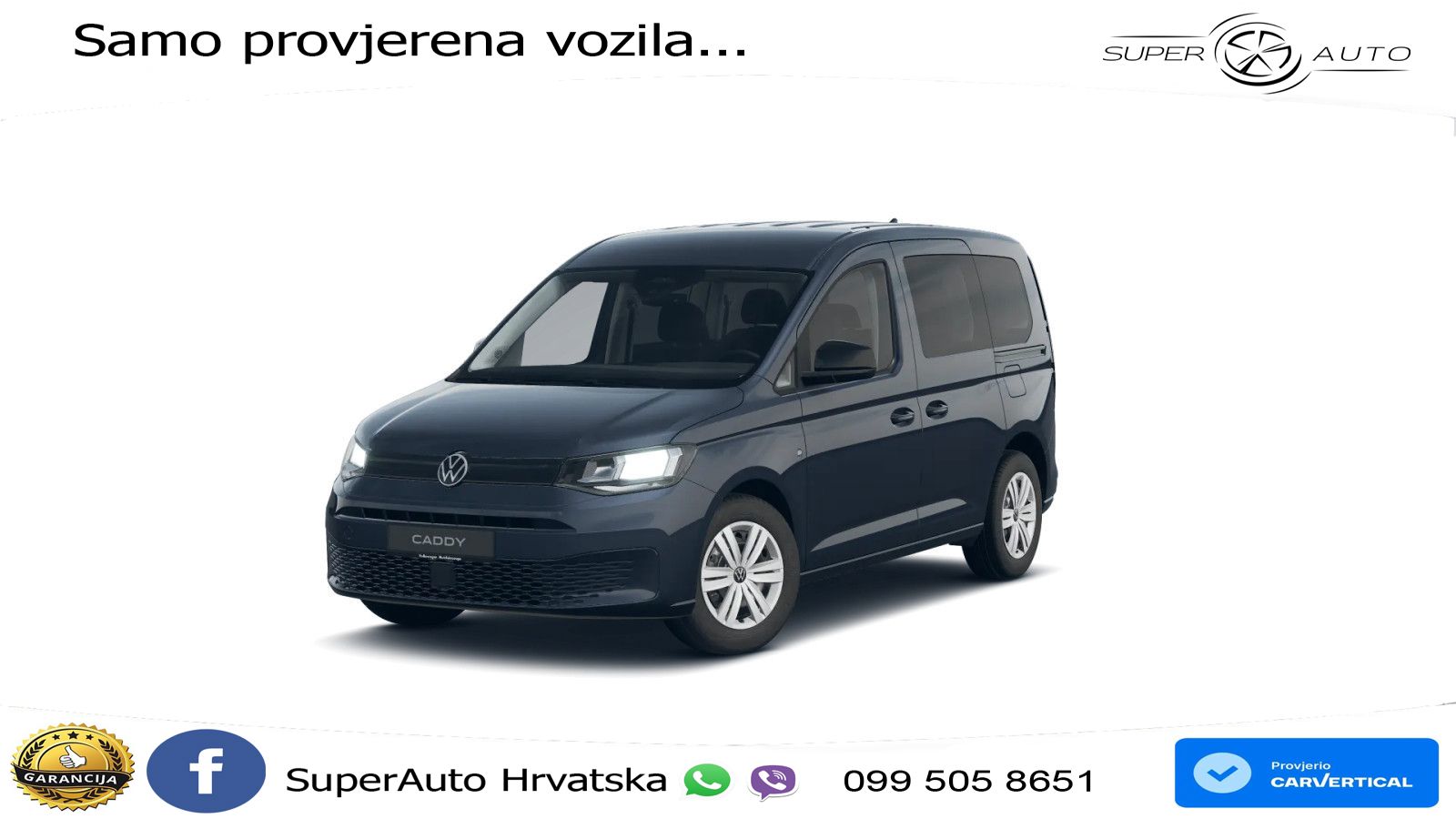 Volkswagen Caddy 1,5 TSI (RearView+Sitzhzg.+Klima) 116 KS