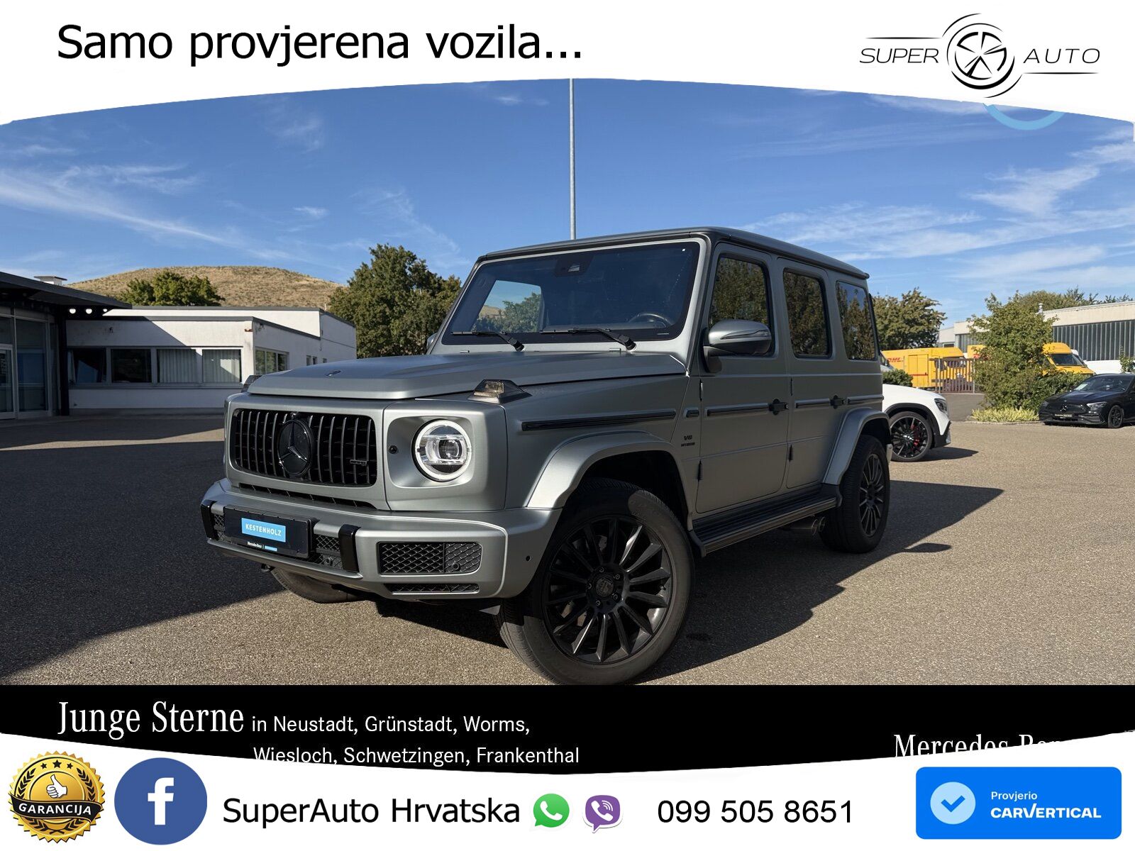 Mercedes G 500 Long V8 (422 KS) 4MATIC 9G-TRONIC AMG LED+GR SJED+ACC