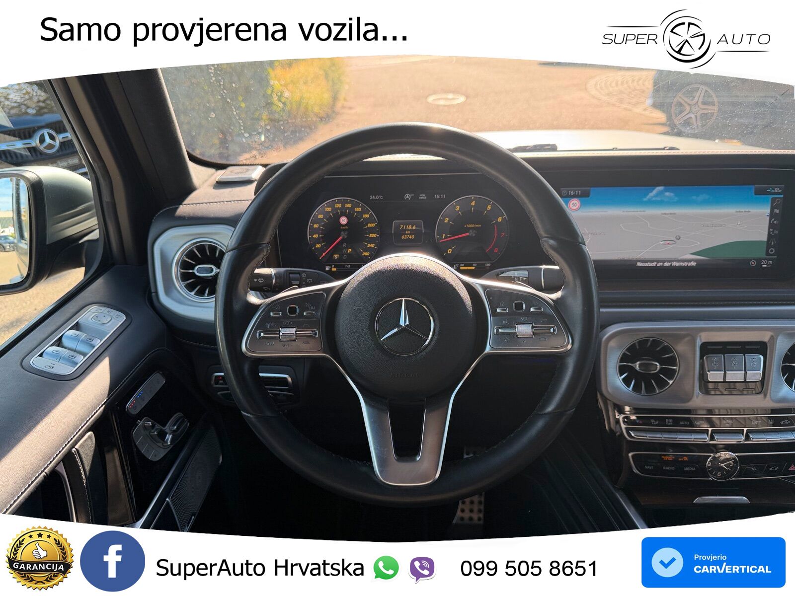 Mercedes G 500 Long V8 (422 KS) 4MATIC 9G-TRONIC AMG LED+GR SJED+ACC