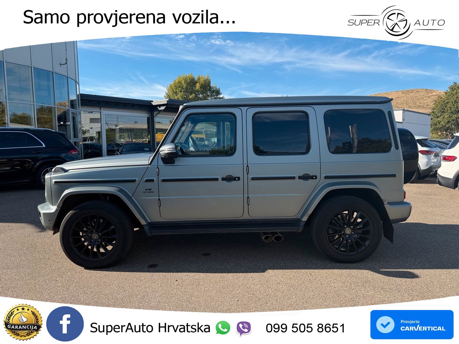 Mercedes G 500 Long V8 (422 KS) 4MATIC 9G-TRONIC AMG LED+GR SJED+ACC