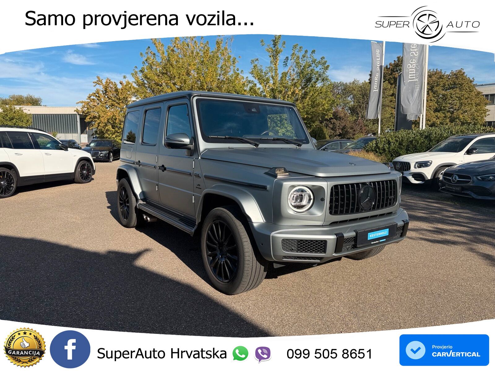 Mercedes G 500 Long V8 (422 KS) 4MATIC 9G-TRONIC AMG LED+GR SJED+ACC